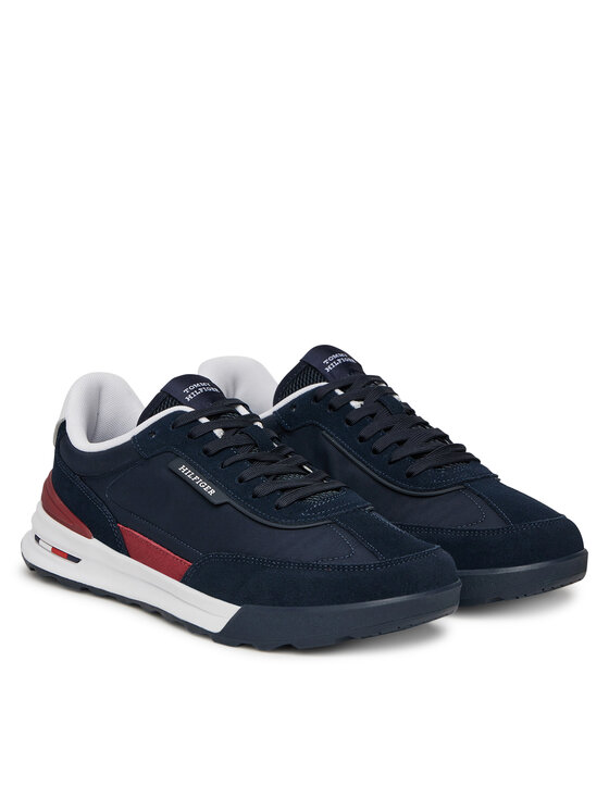 Tommy Hilfiger Sportcipők Tommy Hilfiger Retro Runner Nylon Mix FM0FM05523 Sötétkék