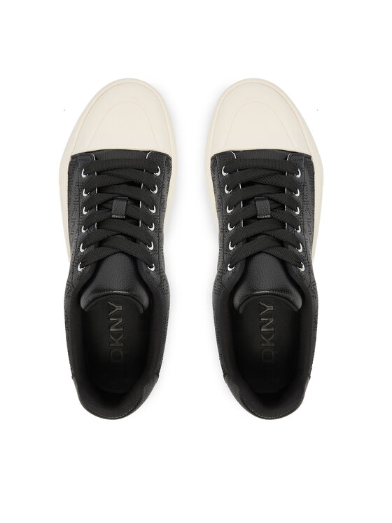 DKNY Modne superge DKNY York Perf Lace UP K4533691 Črna