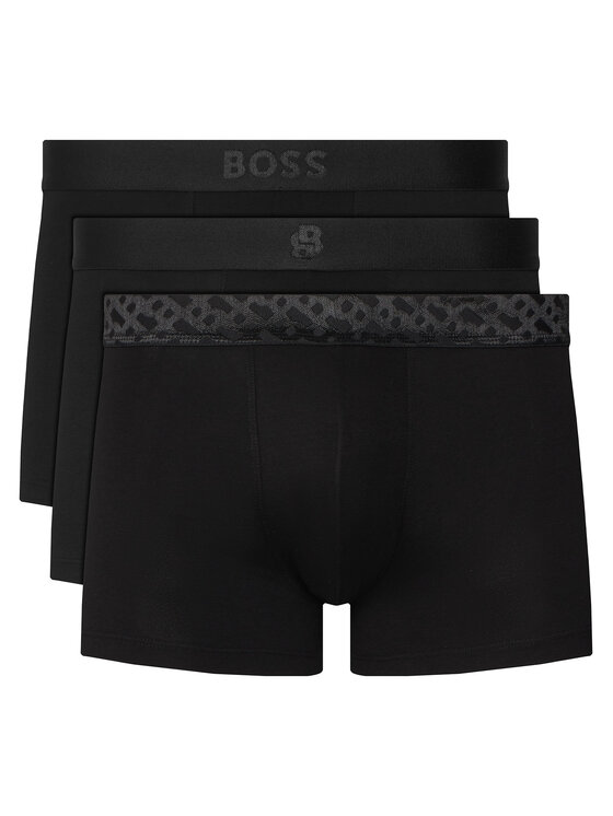BOSS BOSS Conjunto de calzoncillos boxer 50567789 Negro