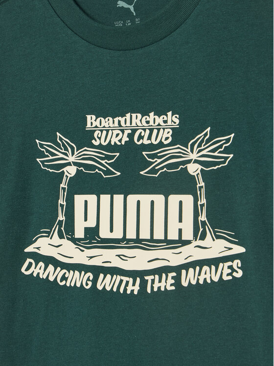 Puma Puma T-Shirt MID90S Graphic 685152 Πράσινο Regular Fit