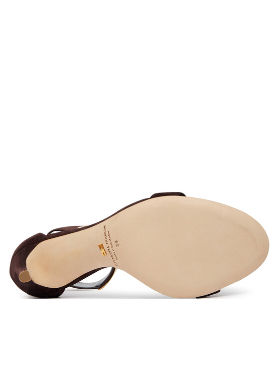 Elisabetta Franchi Босоніжки Elisabetta Franchi SA-91L-62E2-V600 Темно-коричневий