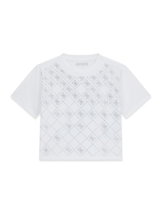 Guess Guess Camiseta J6GI05 K6YW4 Blanco Boxy Fit