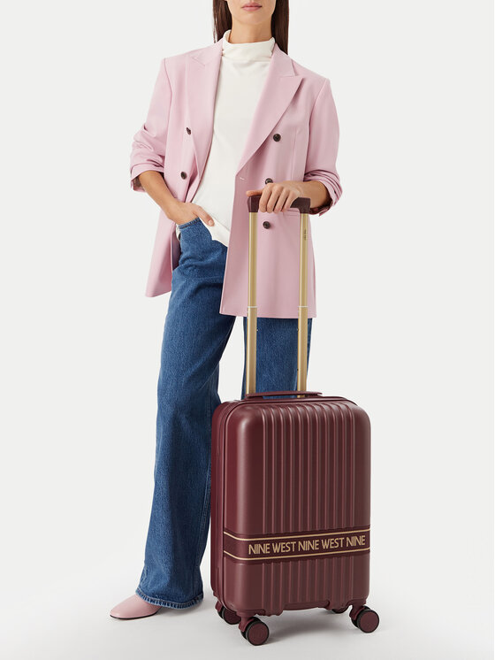 Nine West Walizka kabinowa Nine West CEO-NW-S-002-10 Bordowy