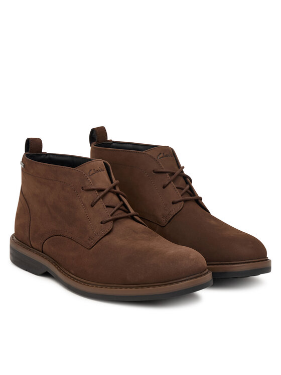 Clarks Черевики Clarks Aldwin Mid GTX 26183255 Коричневий