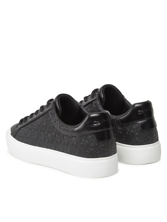 Calvin Klein Sneakersy Calvin Klein Vulc Lace Up Mono Pu HW0HW02573 Czarny