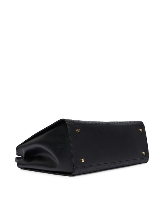 Tommy Hilfiger Torebka Tommy Hilfiger Th Daily Tote Mono AW0AW18417 Czarny