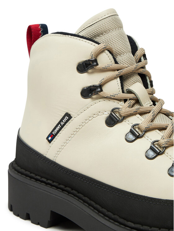Tommy Jeans Turistická obuv Tommy Jeans Tjm Hiking Boot Wl EM0EM01491 Écru
