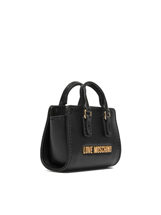 LOVE MOSCHINO Puzdro na kľúče LOVE MOSCHINO JC5411PP0NKZ0000 Čierna