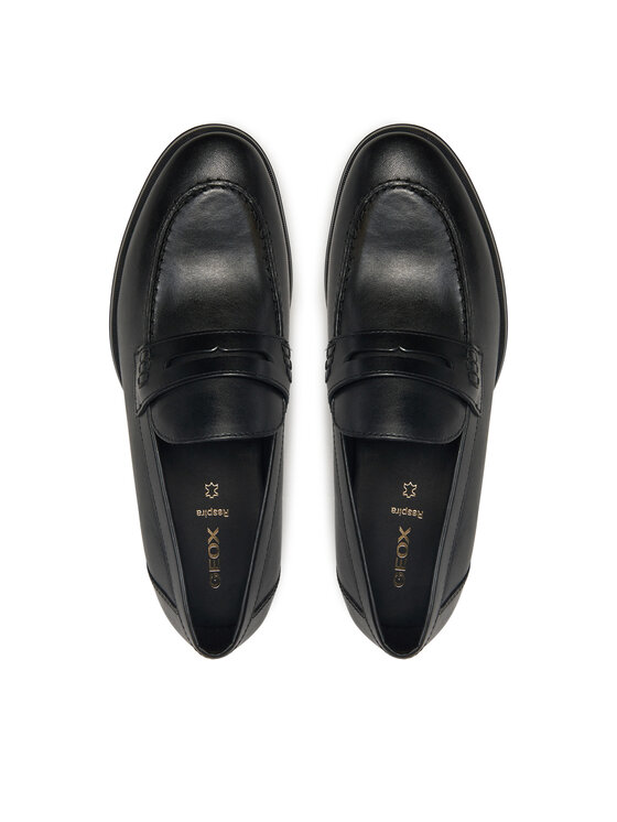 Geox Loaferke Geox U Rezzonico A U558QA 00043 C9999 Črna