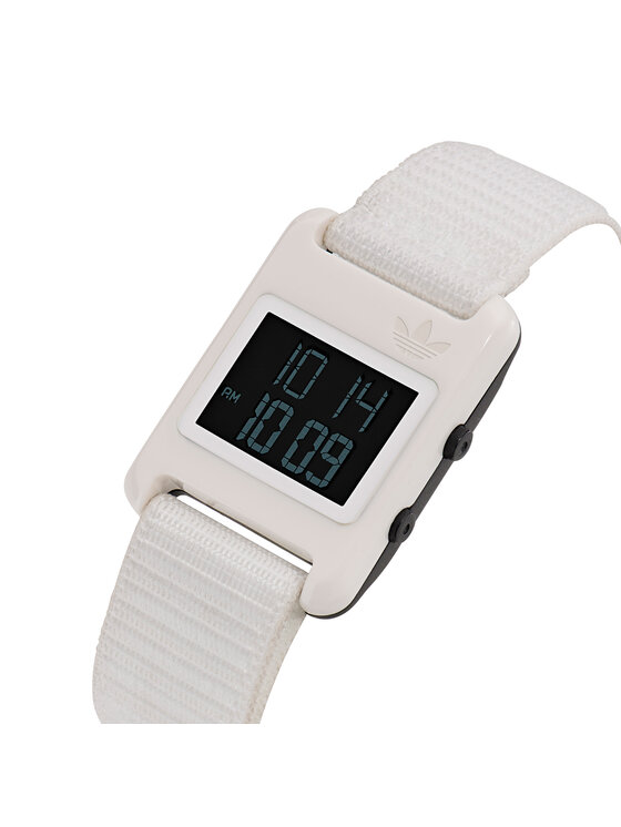 adidas Originals Pulkstenis adidas Originals Retro Pop Digital Watch AOST23064 Balts