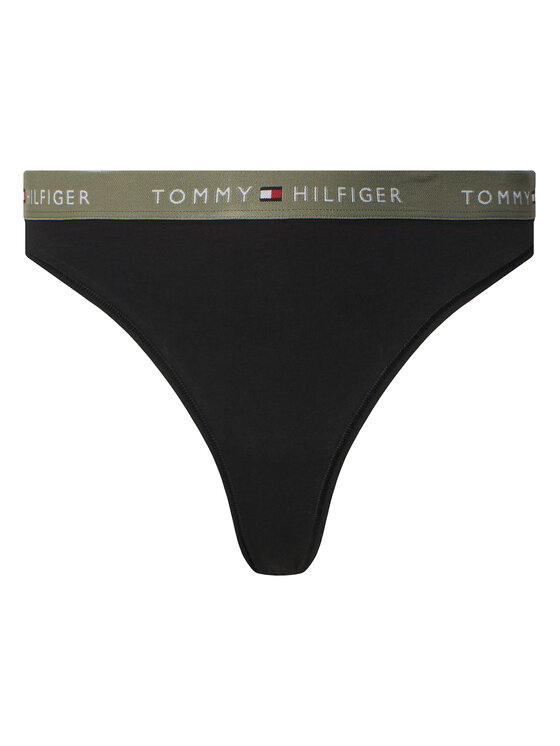 Tommy Hilfiger Tommy Hilfiger Conjunto de tangas UW0UW05530 Negro