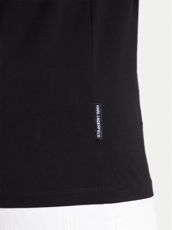 KARL LAGERFELD KARL LAGERFELD Majica 755041 553225 Črna Regular Fit