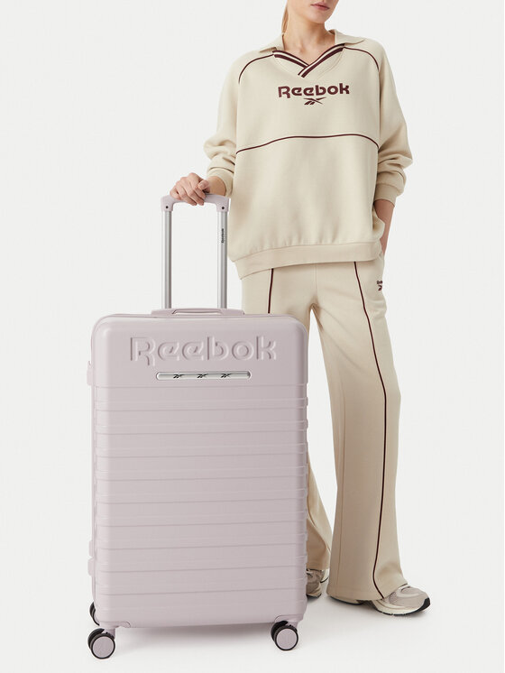 Reebok Velký kufr Reebok CWBEO-RBK-MS-002-L Světle fialová