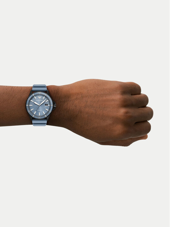 Emporio Armani Годинник Emporio Armani AR11685 Голубий