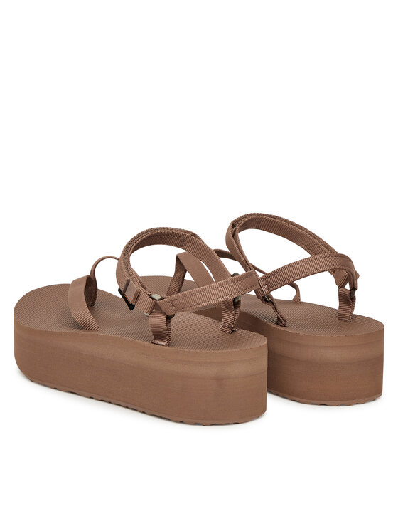 Teva Босоніжки Teva Flatform Slim 1164630 Коричневий