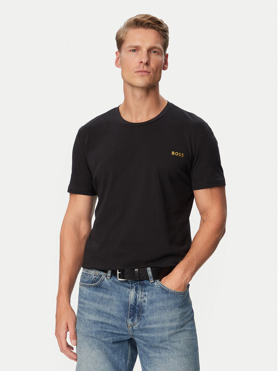 BOSS BOSS Camiseta 50484328 Negro Regular Fit