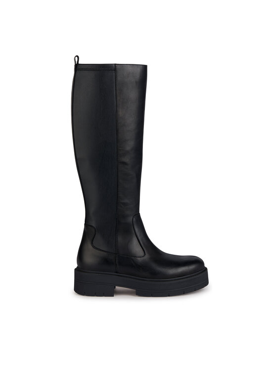 Geox Stivali al ginocchio Geox D Spherica Ec7 D36VDF 043BC C9999 Nero