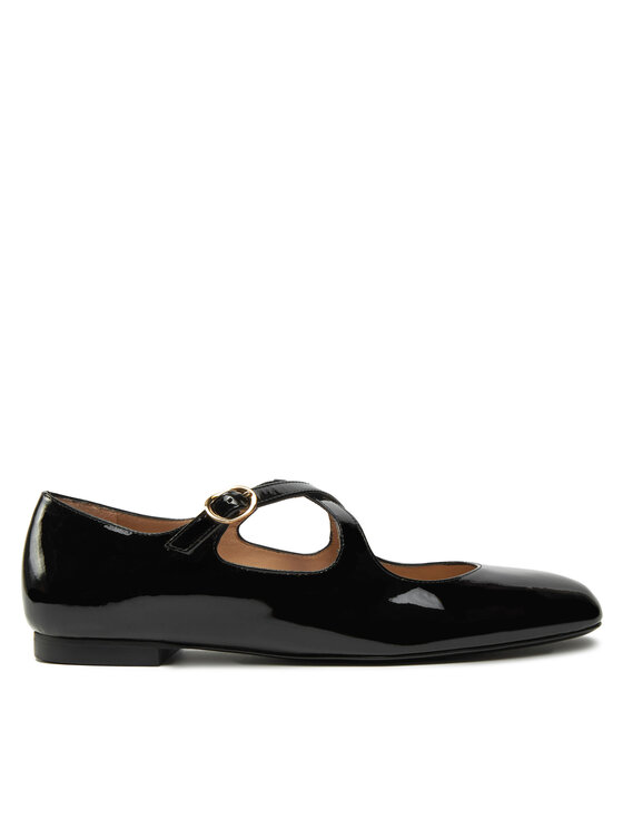 Stuart Weitzman Балетки Stuart Weitzman Clem Flat SK070 Чорний