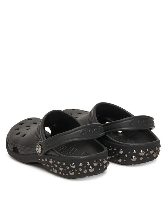 Crocs Papucs Crocs Classic Studded 211596 Fekete