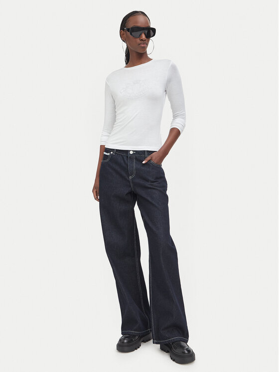 Juicy Couture Juicy Couture Τζιν JCJDJE126952 Μπλε Wide Leg