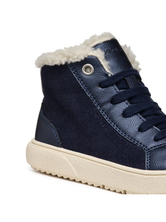 Geox Ghete Geox J Theleven Girl B Ab J46HTA 077BC C4021 S Bleumarin