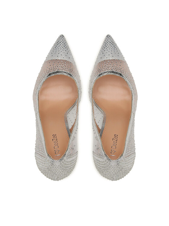 DeeZee Tacón de aguja DeeZee 92831-822 Plata