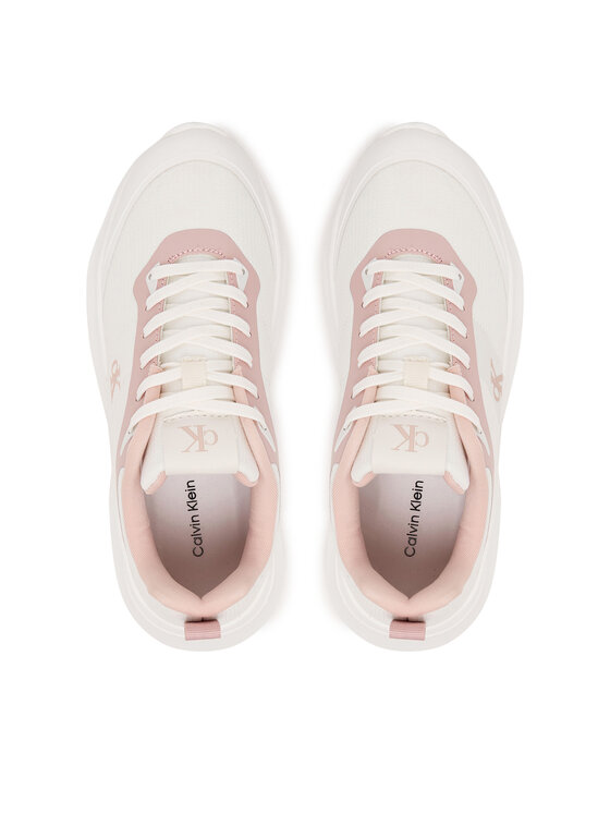 Calvin Klein Laisvalaikio batai Calvin Klein Low Cut Lace-Up V3A9-83233-1844 D Balta