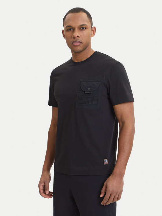 Parajumpers Parajumpers Camiseta Malham 26SMPMTSRY01 Negro Regular Fit