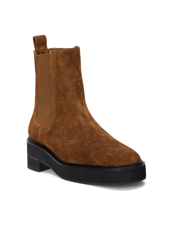 LAUREN RALPH LAUREN Kotníková obuv s elastickým prvkem LAUREN RALPH LAUREN 802951237001 Hnědá