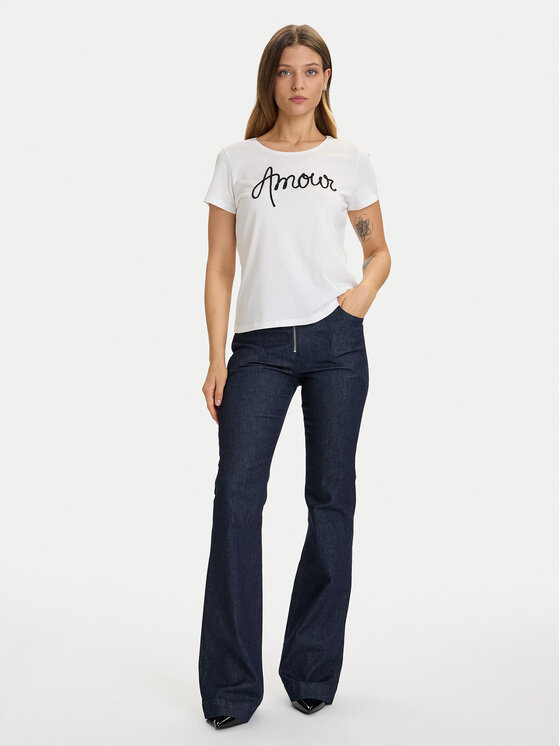 Morgan Morgan Camiseta 252-DMIO Blanco Slim Fit