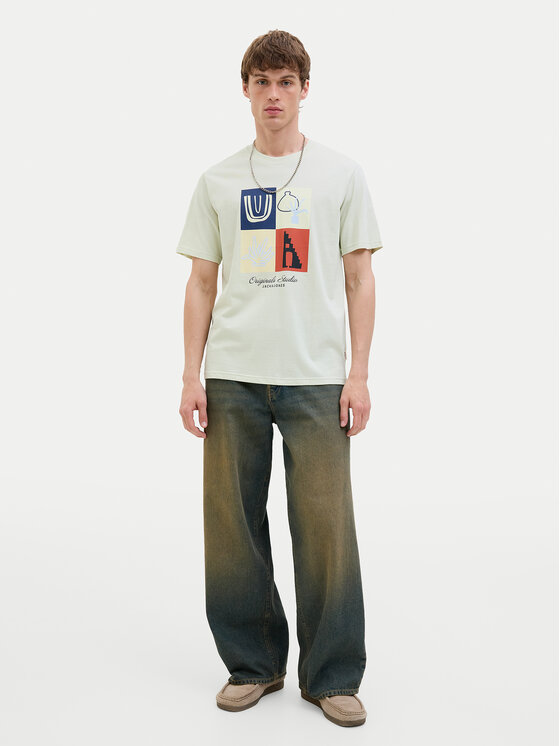 Jack & Jones Jack & Jones Футболка Canggu 12277220 Зелений Regular Fit