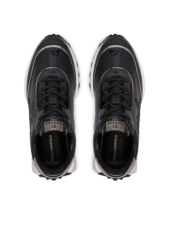 KARL LAGERFELD Sneakersy KARL LAGERFELD Zone KL62911P Czarny