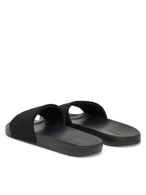 Calvin Klein Чехли Calvin Klein Ess Slide Hf Side Logo Cv HM0HM02227 Черен