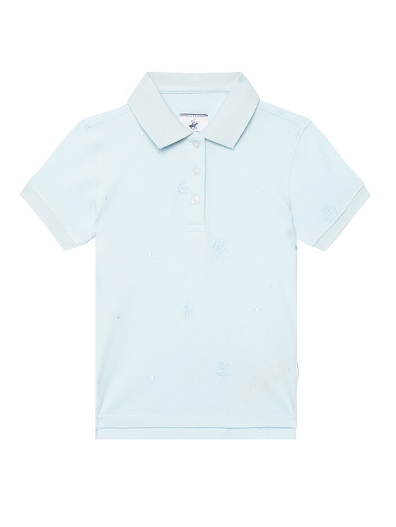 Beverly Hills Polo Club Beverly Hills Polo Club Поло G2555 Голубий Regular Fit