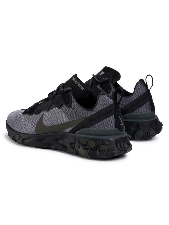 Nike Sneakersy Nike React Element 55 BQ6166 010 Sivá