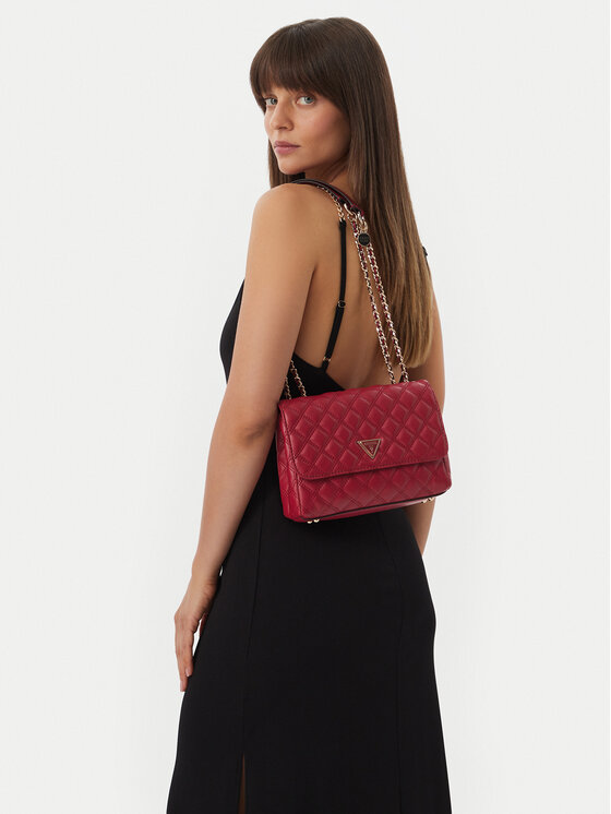Guess Torebka Guess Giully II HWQG96 73200 Czerwony