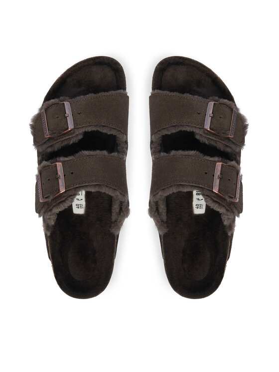 Birkenstock Шльопанці Birkenstock Arizona Shearling 1020528 Коричневий