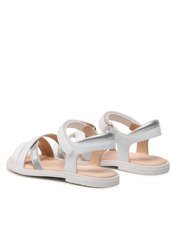Geox Sandały Geox J Sandal Karly Girl J5235D00254C1000 S Biały