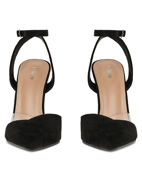DeeZee Pantofi cu toc subțire DeeZee HT5846-46 Negru