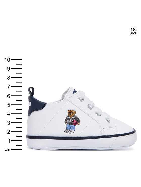 Polo Ralph Lauren Снікерcи Polo Ralph Lauren RL06180101 Білий