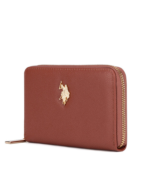 U.S. Polo Assn. Denarnica U.S. Polo Assn. BIUXT8383WVP Oranžna