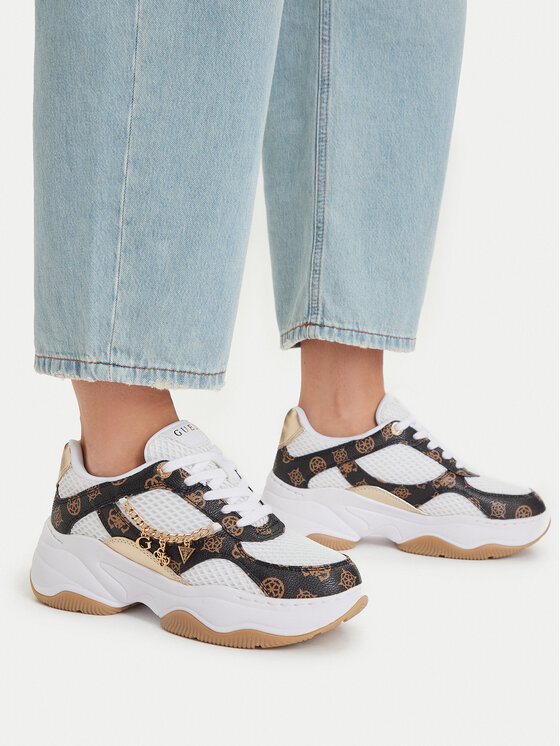 Guess Αθλητικά Guess FLPHAR FAL12 Λευκό