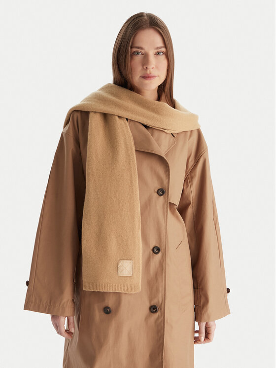 Calvin Klein Šalikas Calvin Klein Emblem LV04D8014G Smėlio