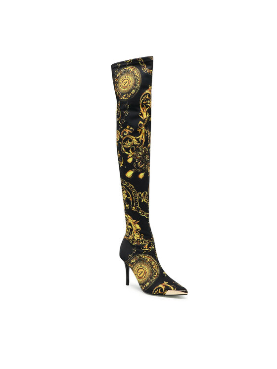Versace Jeans Couture Μπότες Versace Jeans Couture 71VA3S53 Μαύρο