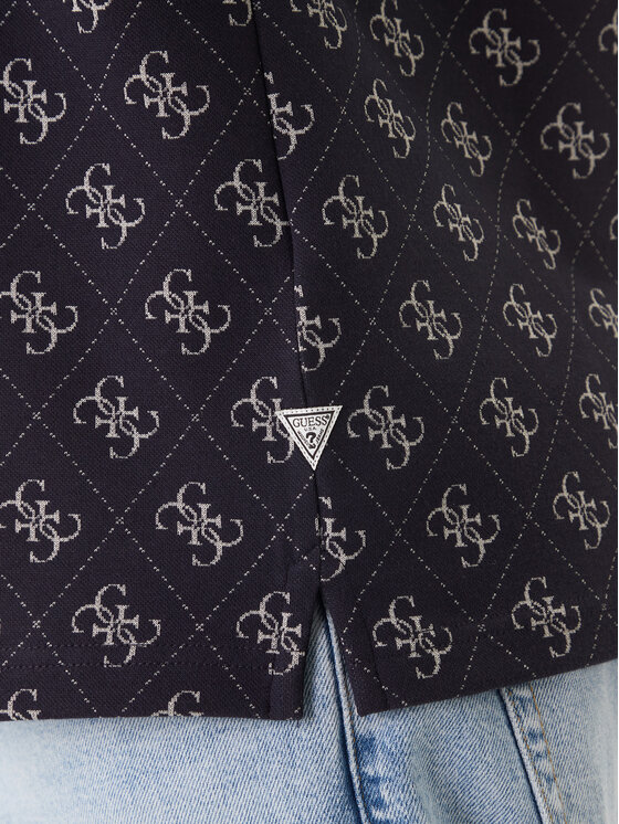 Guess Guess Pólóing M6GP04 K3073 Sötétkék Regular Fit