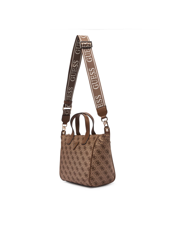 Guess Geantă Guess Adrian Logo Travel TWNB21 68019 Maro