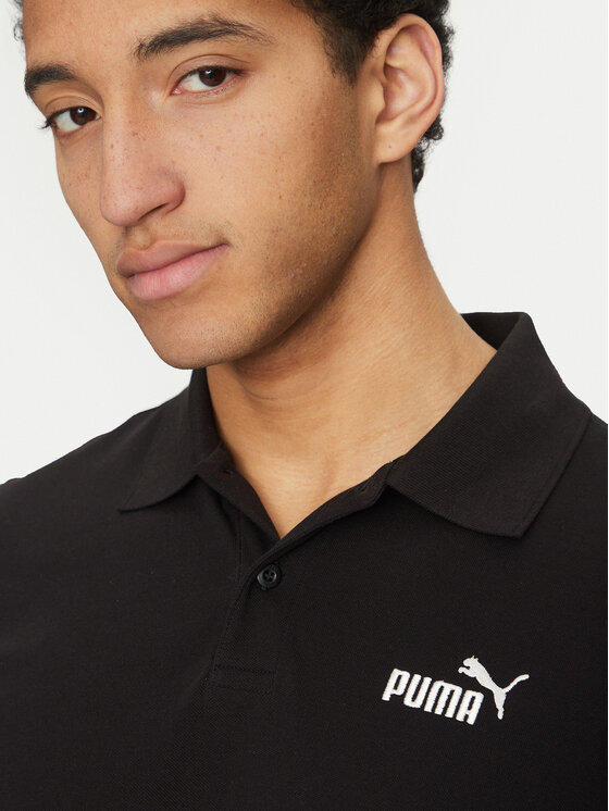 Puma Puma Поло Essentials 682552 Чорний Regular Fit