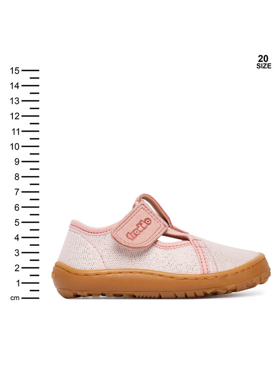 Froddo Тапочки Froddo Barefoot Canvas T-Bar G1700439-2 M Рожевий
