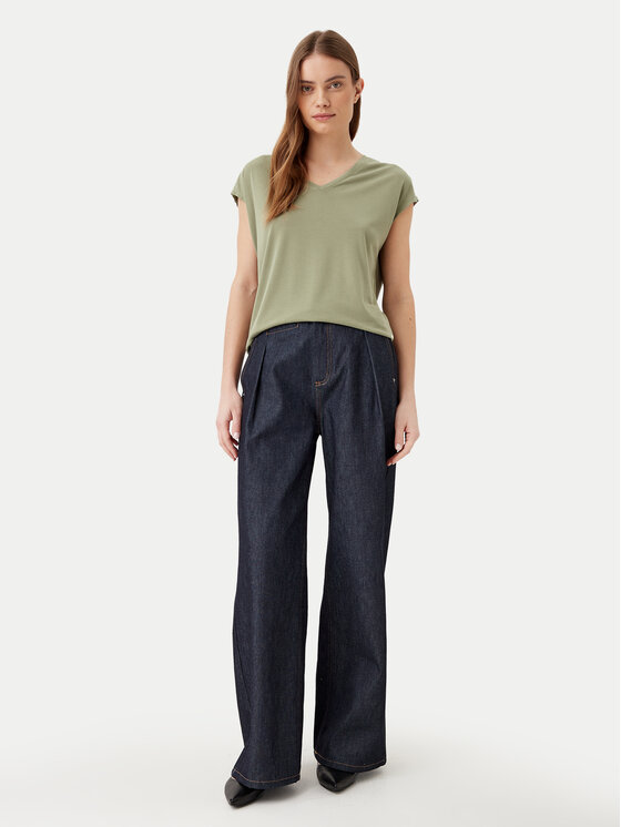Vila Vila Футболка Modala 14074847 Зелений Regular Fit
