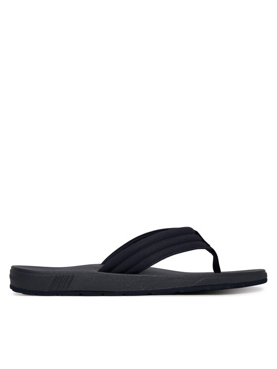Tommy Hilfiger Japonke Tommy Hilfiger Molded Hilfiger Lth Beach Sandal FM0FM05802 Mornarsko modra